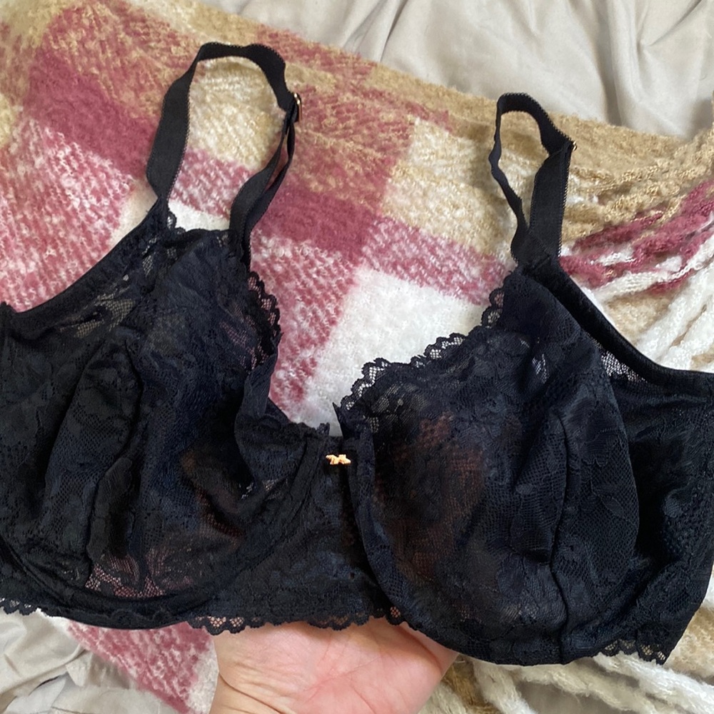 Sheer black savage x 36DD bra